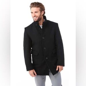 🎩 Hugo Boss black Men's Relaxed-Fit cashmere wool jacket Coat 40R